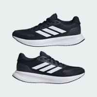 adidas Womens Runfalcon 5 Running Shoes - Navy Blue/White / UK5 EU38