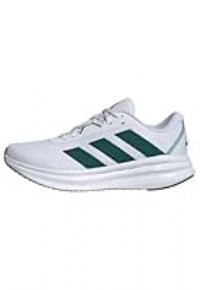 adidas Men/'s Galaxy 7 Running Shoes, Cloud White/Collegiate Green/Crystal White, 7 UK
