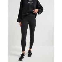 adidas Women/'s ESSENTIALS BIG LOGO COTTON LEGGINGS, black/white, XS