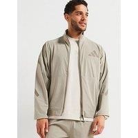 adidas Z.N.E. Woven Track Top, Recycled Nylon, Beige