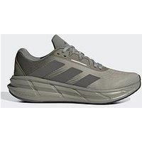 adidas Men/'s Questar 3 Running Shoes, Silver Pebble/Charcoal/Olive strata, 6 UK