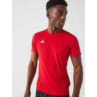 adidas Adizero Essentials Running Mens T-Shirt Breathable Red