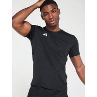 Adidas Mens Adizero T Shirt Running Training Tee Crew Sports Gym Aeroready