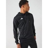 adidas Mens Tiro 25 Essentials Sweat Hoodie Black/white M