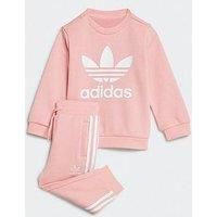 Adidas Originals Infant Unisex Crew Tracksuit - Pink