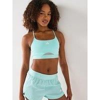 Adidas Womens Training Hyperglam Bralette - Semi Flash Aqua/White