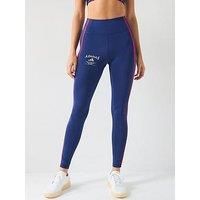Adidas Womens Training Optime Legacy Tights - Dark Blue/Chalk White