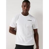 adidas Men/'s Terrex Multi Climacool T-Shirt, White, L