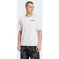 adidas Men/'s Terrex Multi Climacool T-Shirt, White, S