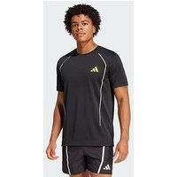 adidas Tech Apparel T-Shirt, Recycled Polyester, Black