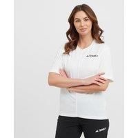 adidas Women/'s Terrex Multi Climacool T-Shirt, White, L