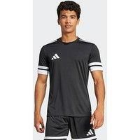 adidas Men/'s SQUADRA25 Jersey Short Sleeve, Black/White, XXL