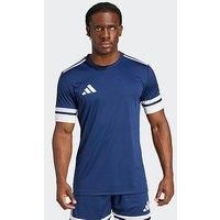 adidas Men/'s SQUADRA25 Jersey Short Sleeve, Team Navy Blue 2/White, XL