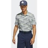 Adidas Mens Golf Ultimate St Polo - Silver