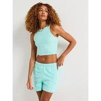 Adidas Originals Women'S Essentials Ribbed Tank Top - Semi Flash Aqua
