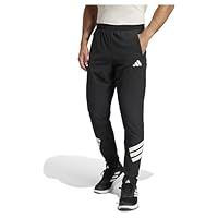 adidas Icon 3-Stripes Woven Joggers, Recycled Polyester, Black