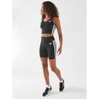 adidas Female Optime Essentials 3Stripes Short Leggings M 5 inch