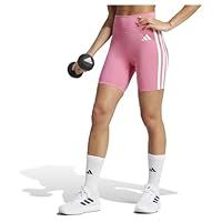 adidas Female Optime Essentials 3Stripes Short Leggings XS 5 inch