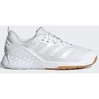 adidas Dropset 3 Strength Training Shoes, Textile Upper, White