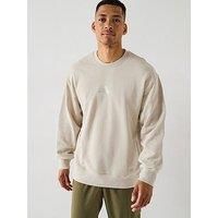 Adidas Sportswear Men'S All Szn French Terry Crew Sweatshirt - Grey