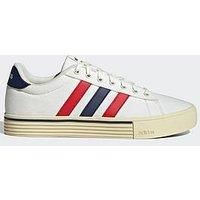 adidas Unisex Daily 4.0 Shoes, White/Better Scarlet/Dark Blue, 6 UK