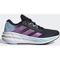 Adidas Womens Running Questar 3 Trainers - Core Black/Purple Burst/Blue