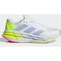 Adidas Womens Running Adistar 3 Trainers - White/Violet Tone/Lucid Lemon