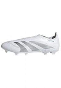 adidas Predator League Laceless Firm/Multi-Ground Boots, Synthetics Upper, White