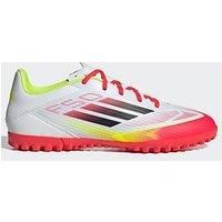 adidas Unisex F50 Club Football Boots Turf, FTWR White/core Black/Solar Yellow, 10 UK