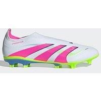 Adidas Mens Predator League Laceless Firm Ground Football Boot - White