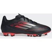 adidas Unisex F50 Club Football Boots FG/MG, core Black/Iron met./Lucid red, 10 UK