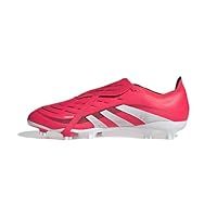 adidas Unisex Predator League FOLD-Over Tongue Firm Multi Ground Football Boots, Lucid Red/Cloud White/Core Black, 9 UK