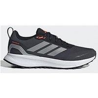 adidas Men/'s RUNFALCON 5 TR Running Shoes, Core Black/Silver Metallic/Carbon, 11 UK