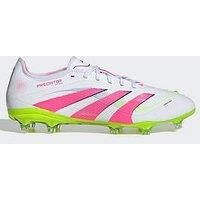 Adidas Mens Predator Pro Firm Ground Football Boot - White
