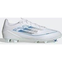 adidas F50 League Firm/Multi-Ground Boots, Textile Upper, White