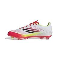 adidas Unisex F50 League Football Boots FG/MG, Cloud White/Core Black/Solar Yellow, 11 UK