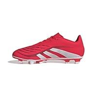 adidas Unisex Predator Club Firm Multi Ground Football Boots, Lucid Red/Cloud White/Core Black, 9 UK