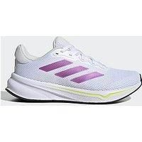 Adidas Womens Running Response Trainers - White/Purple