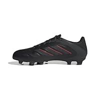 adidas Unisex COPA Pure III Club FG/MG Football Boots, core Black/Carbon/Lucid red, 9 UK