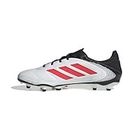 adidas Unisex COPA Pure III League FG/MG Football Boots, Cloud White/Lucid Red/Core Black, 9 UK