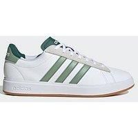 Adidas Sportswear Mens Grand Court 20 Trainers - White - Ftwr White/Silver Green/Green
