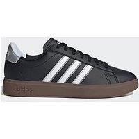 Adidas Sportswear Womens Grand Court 20 Trainers - Black/Silver/White
