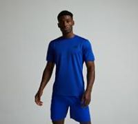 adidas Men/'s Train Essentials Training Tee, semi Lucid Blue/Black, L