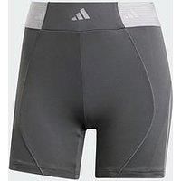 Adidas Hyperglam Five-Inch Short Leggings - Grey