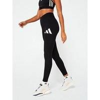 adidas Women Adult Train Essentials Big Logo Full Length Leggings M Black