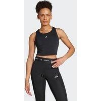Adidas Womens Training Tech Fit Crop Tank - Black
