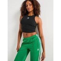 Adidas Originals Women'S Essentials Ribbed Tank Top - Black