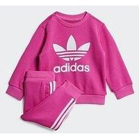 Adidas Originals Infant Crew Tracksuit - Pink
