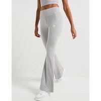 Adidas Originals Womens Essentials Rib Flared Leggings - Grey