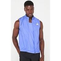 adidas Men/'s Own the Run Vest, Semi Cobalt Blue, S